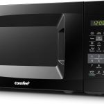 Comfee EM720CPL-PMB Countertop Microwave Oven with Sound On/Off, ECO Mode and Easy One-Touch Buttons, 0.7 Cu Ft, Black